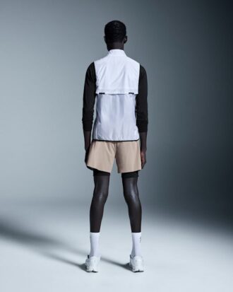 Uomo 5″ Performance 2/1 Shorts Cenere | Nero
